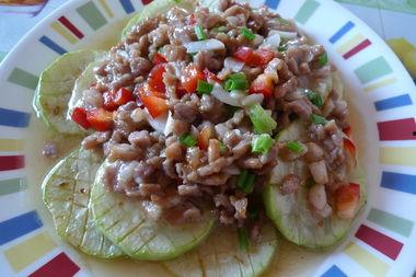 蒲瓜煎着吃,传统美食的现代演绎